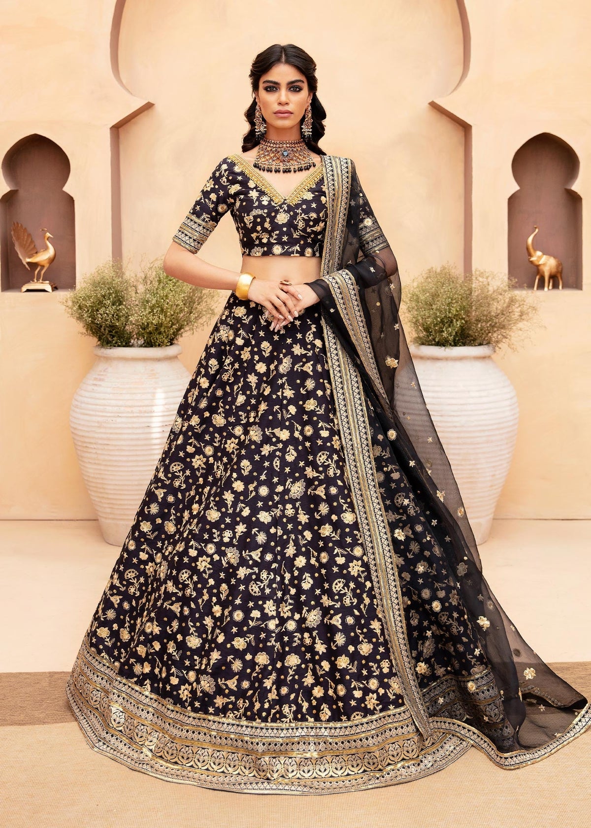 Waqas Shah | Madhubala | LAKSHMI by Waqas Shah - Designer Dress - Type: Ladies Clothes - Available at Libayah - 100% Original