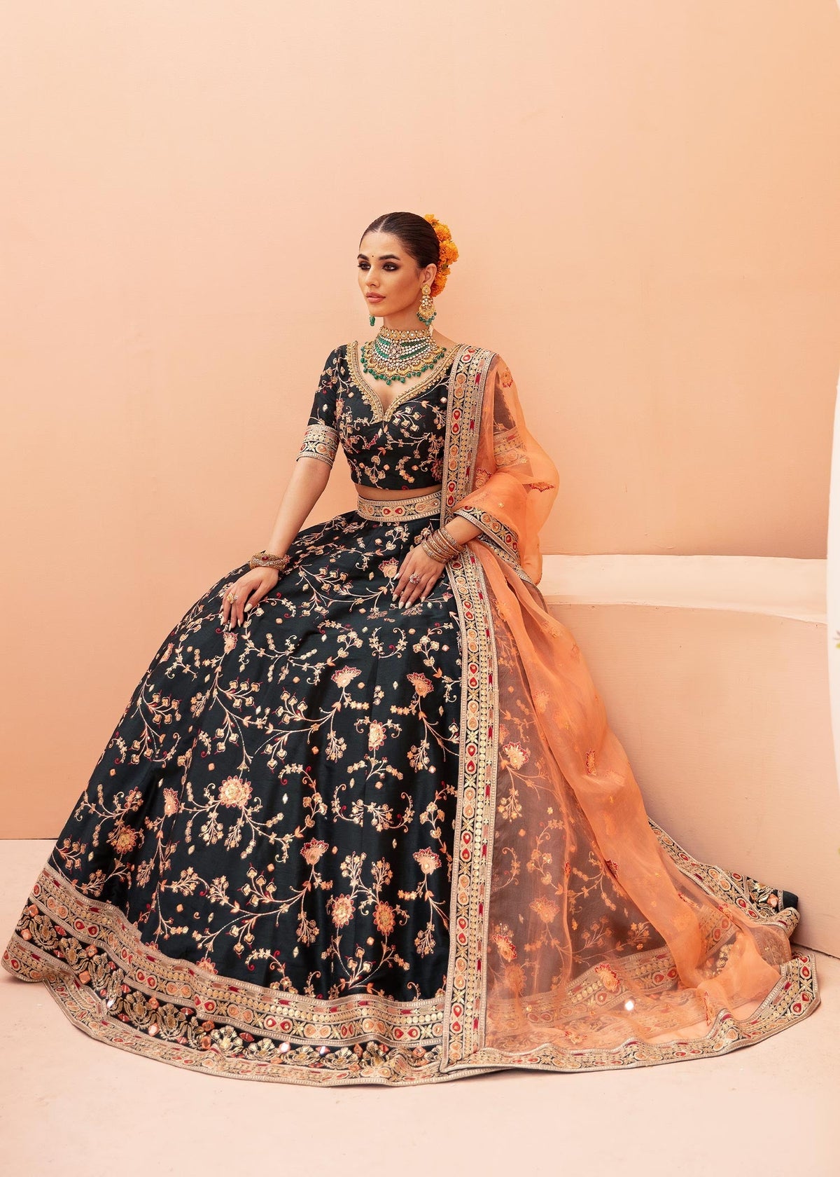 Waqas Shah | Madhubala | SHAH BANO by Waqas Shah - Designer Dress - Type: Ladies Clothes - Available at Libayah - 100% Original