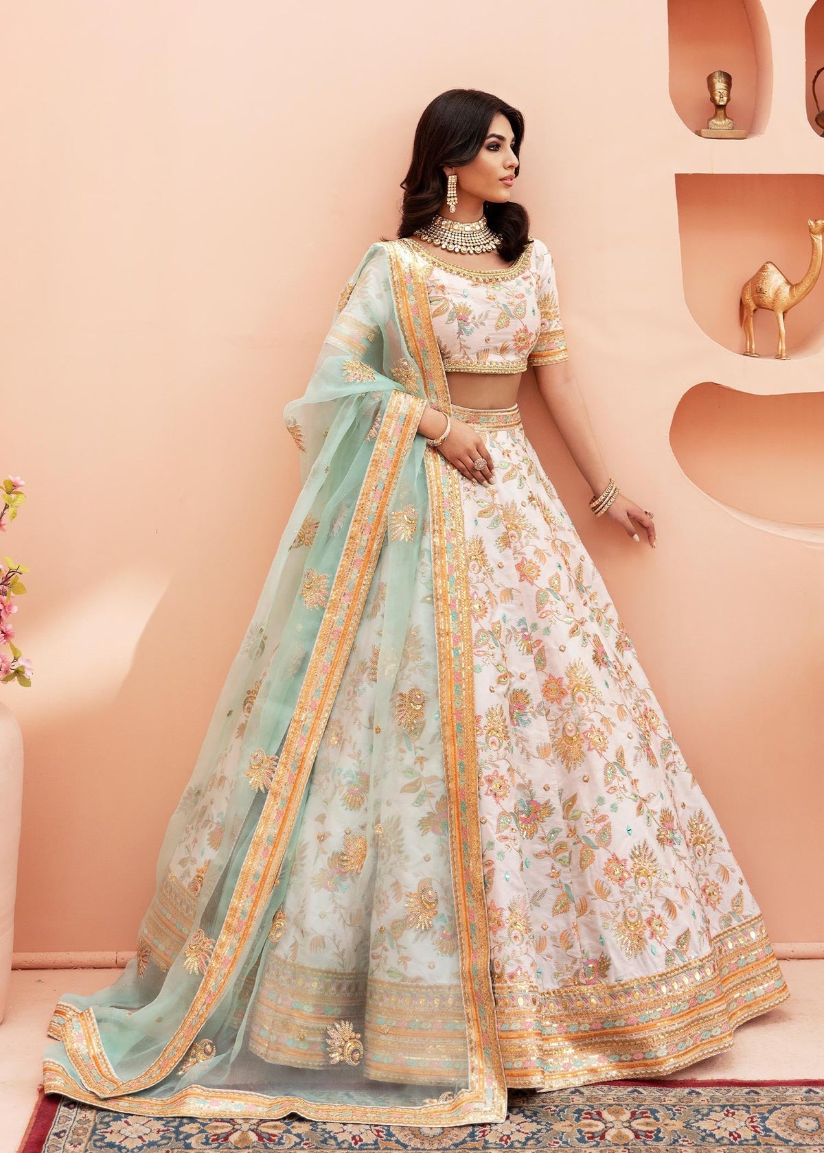 Waqas Shah | Madhubala | SHAHTAAJ by Waqas Shah - Designer Dress - Type: Ladies Clothes - Available at Libayah - 100% Original