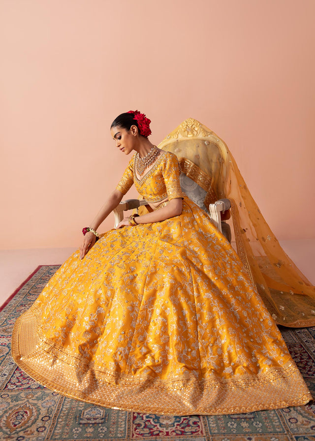 Waqas Shah | Madhubala | ZARI by Waqas Shah - Designer Dress - Type: Ladies Clothes - Available at Libayah - 100% Original