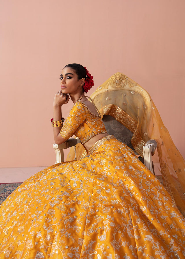 Waqas Shah | Madhubala | ZARI by Waqas Shah - Designer Dress - Type: Ladies Clothes - Available at Libayah - 100% Original