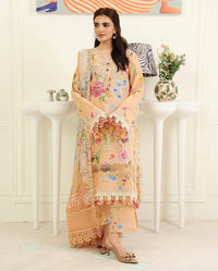 Roheenaz | Petals in Print | Magnolia Mist by Roheenaz - Designer Dress  - Type : Ladies Clothes - Available at Libayah - 100% Original 