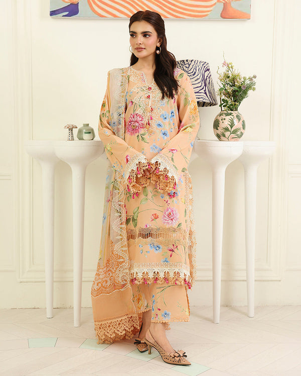 Roheenaz | Petals in Print | Magnolia Mist by Roheenaz - Designer Dress  - Type : Ladies Clothes - Available at Libayah - 100% Original 