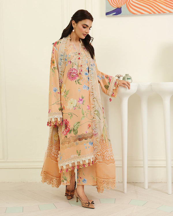 Roheenaz | Petals in Print | Magnolia Mist by Roheenaz - Designer Dress  - Type : Ladies Clothes - Available at Libayah - 100% Original 