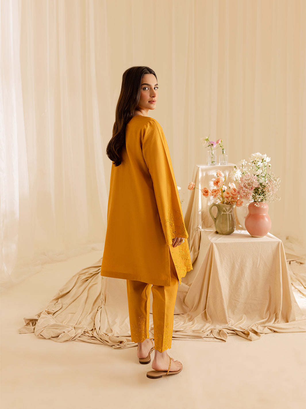 Mahnur | Petal Whispers Lawn Pret | Magnolia by Mahnur - Designer Dress - Type: Ladies Clothes - Available at Libayah - 100% Original