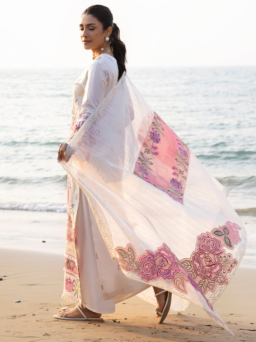 Mahnur | Sirena Luxury Lawn 25 | Magnolia by Mahnur - Designer Dress - Type: Ladies Clothes - Available at Libayah - 100% Original