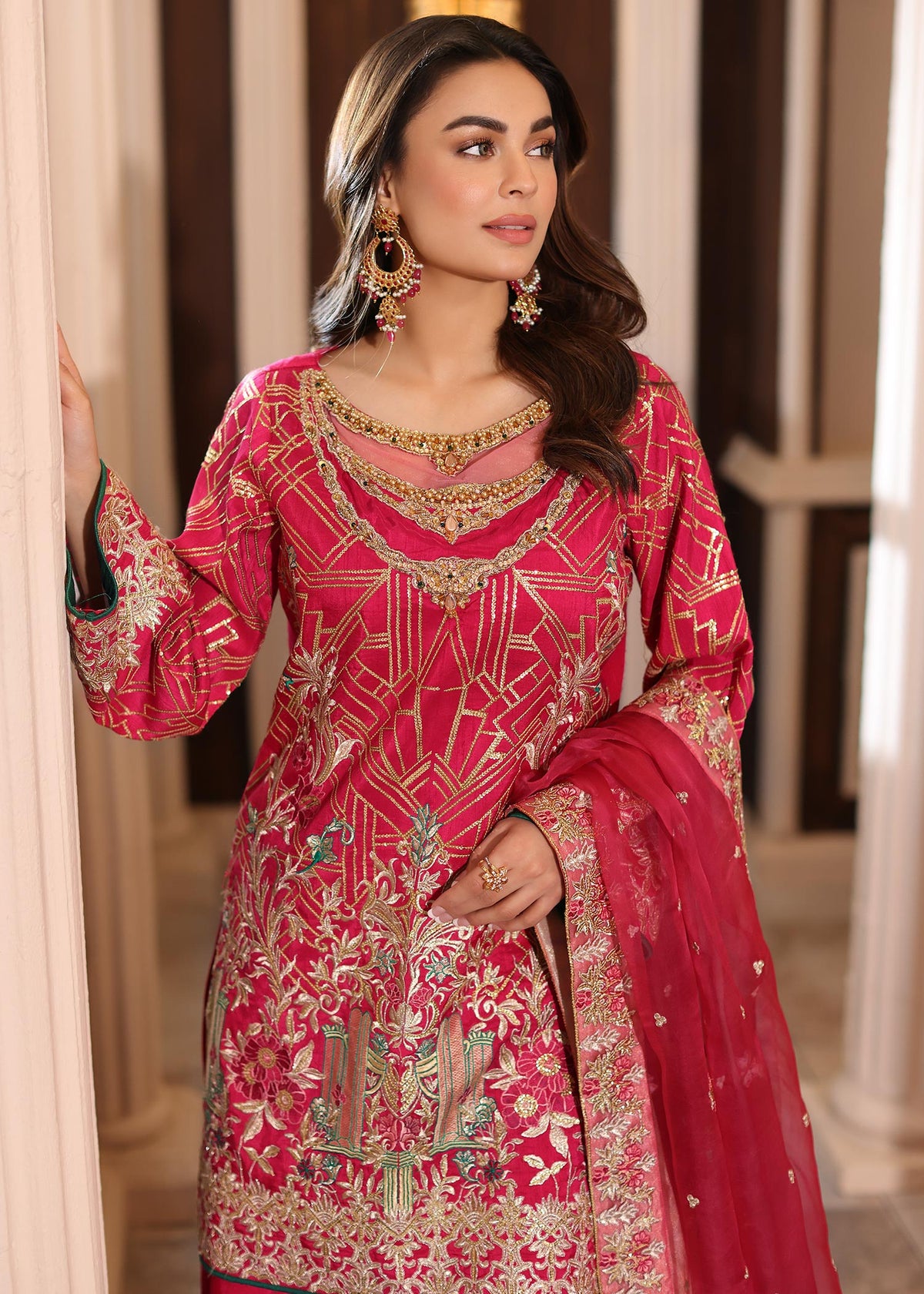 Waqas Shah | Meh-E-Nur | TOPAZ by Waqas Shah - Designer Dress - Type: Ladies Clothes - Available at Libayah - 100% Original