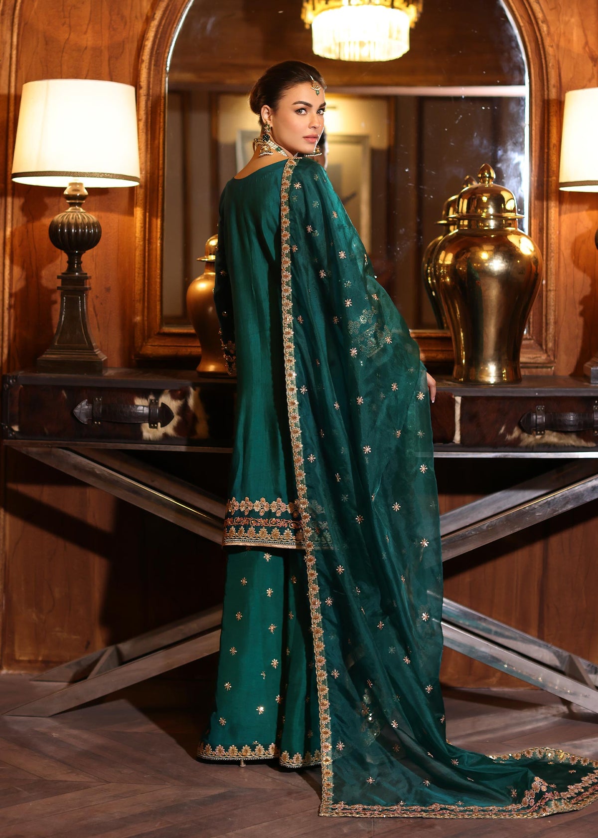 Waqas Shah | Meh-E-Nur | DAYLILLY by Waqas Shah - Designer Dress - Type: Ladies Clothes - Available at Libayah - 100% Original