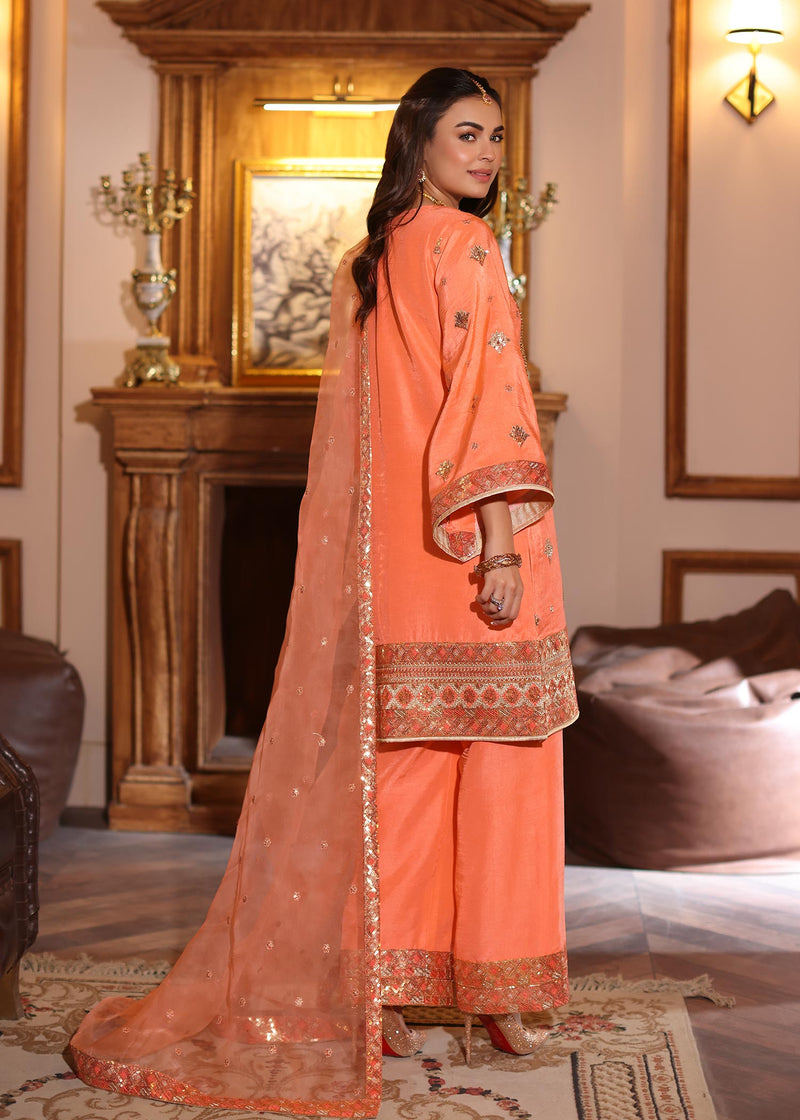 Waqas Shah | Meh-E-Nur | BLUSH by Waqas Shah - Designer Dress - Type: Ladies Clothes - Available at Libayah - 100% Original