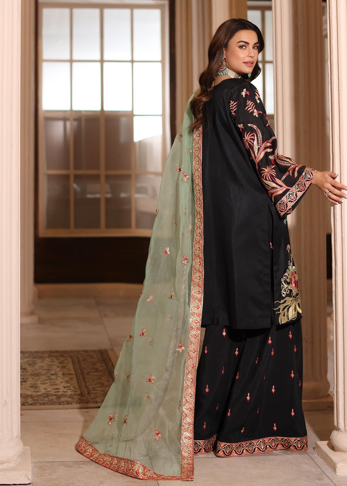 Waqas Shah | Meh-E-Nur | EMBER by Waqas Shah - Designer Dress - Type: Ladies Clothes - Available at Libayah - 100% Original