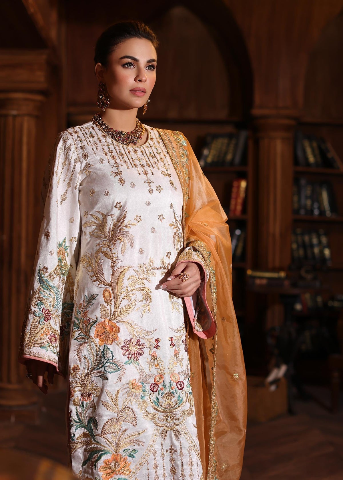 Waqas Shah | Meh-E-Nur | AMELIA by Waqas Shah - Designer Dress - Type: Ladies Clothes - Available at Libayah - 100% Original