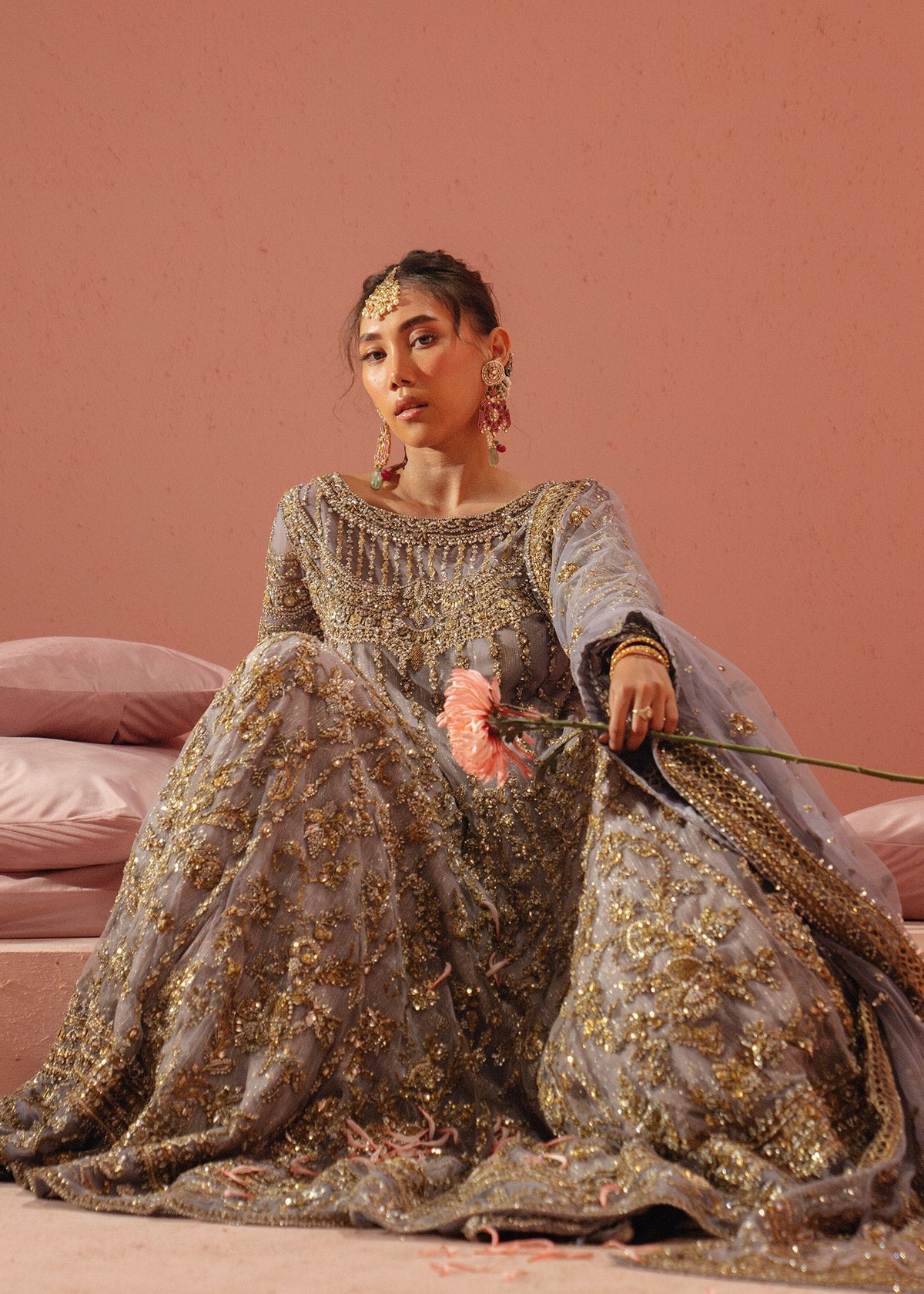 Mahgul | Kohinoor Bagh | Gaiti Ara by Mahgul - Designer Dress - Type: Ladies Clothes - Available at Libayah - 100% Original