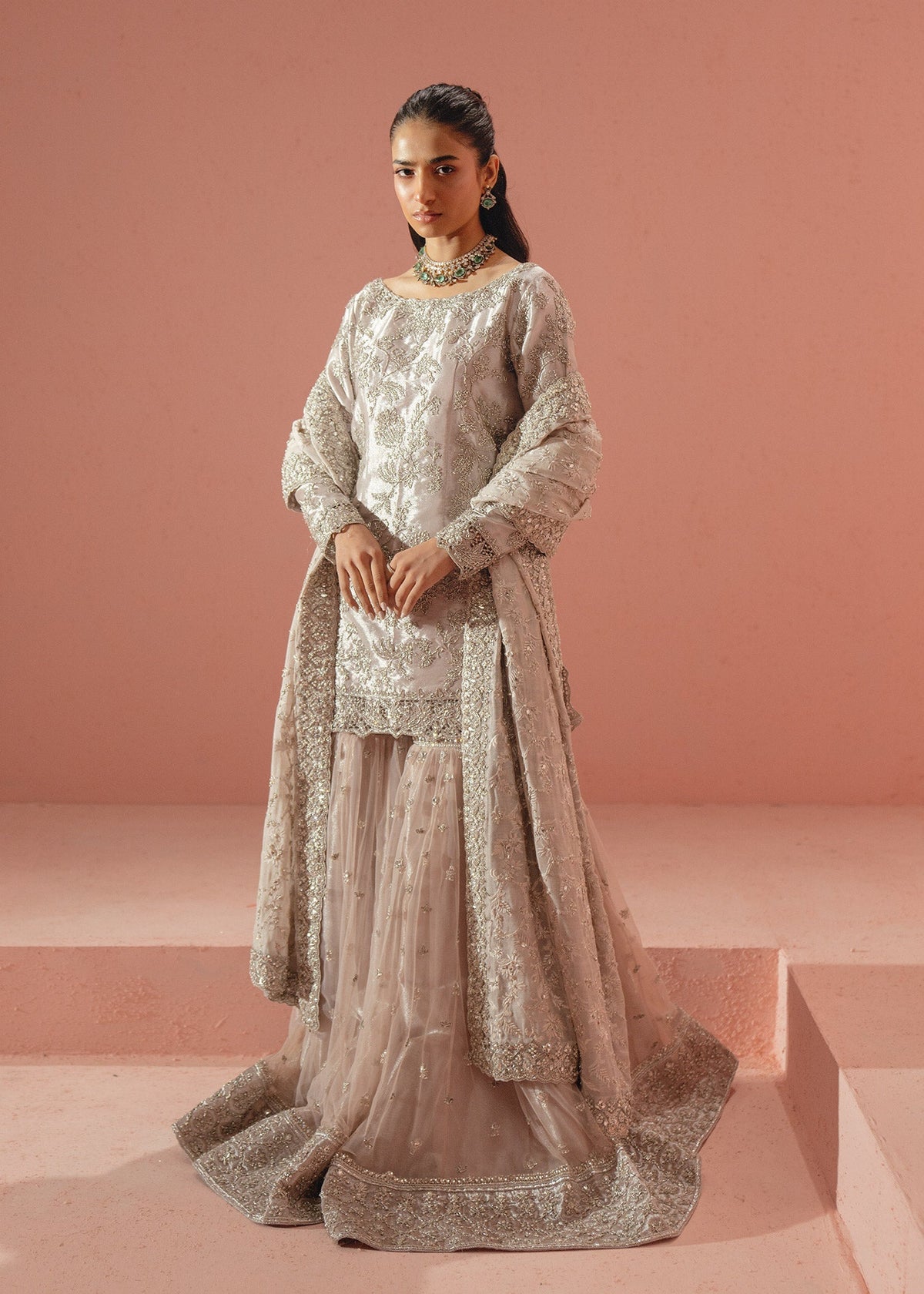 Mahgul | Kohinoor Bagh | Mumtaz Mahal by Mahgul - Designer Dress - Type: Ladies Clothes - Available at Libayah - 100% Original