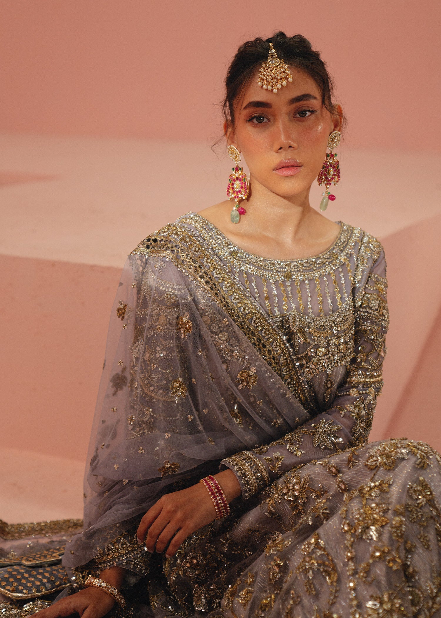 Mahgul | Kohinoor Bagh | Gaiti Ara by Mahgul - Designer Dress - Type: Ladies Clothes - Available at Libayah - 100% Original