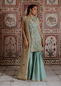 Mahgul | Portraits of Anaya | Turqoise Sea by Mahgul - Designer Dress - Type: Ladies Clothes - Available at Libayah - 100% Original