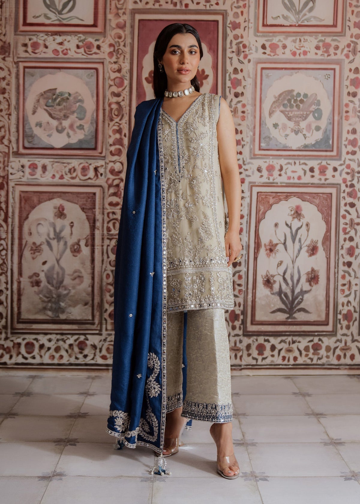 Mahgul | Portraits of Anaya | Midnight Light by Mahgul - Designer Dress - Type: Ladies Clothes - Available at Libayah - 100% Original