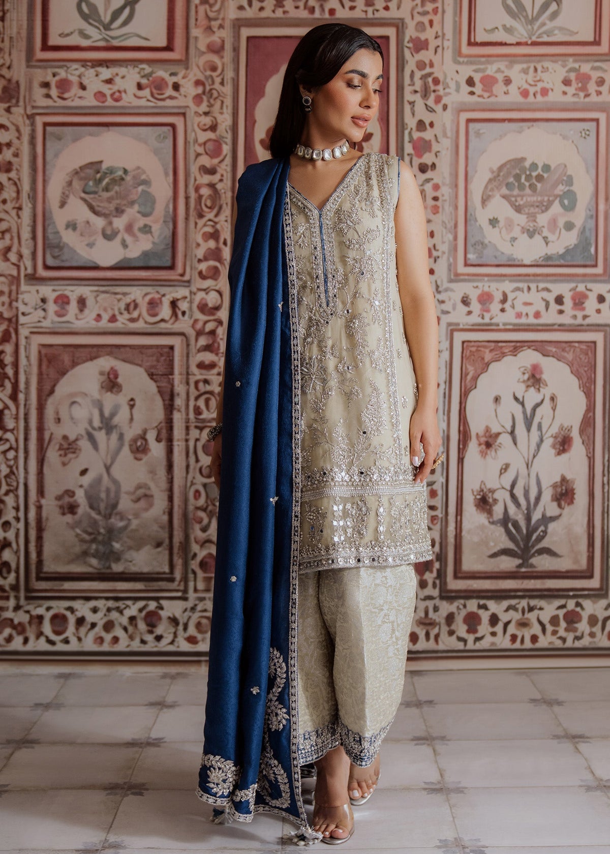 Mahgul | Portraits of Anaya | Midnight Light by Mahgul - Designer Dress - Type: Ladies Clothes - Available at Libayah - 100% Original