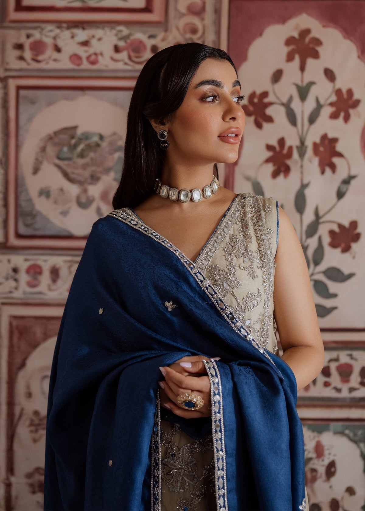 Mahgul | Portraits of Anaya | Midnight Light by Mahgul - Designer Dress - Type: Ladies Clothes - Available at Libayah - 100% Original