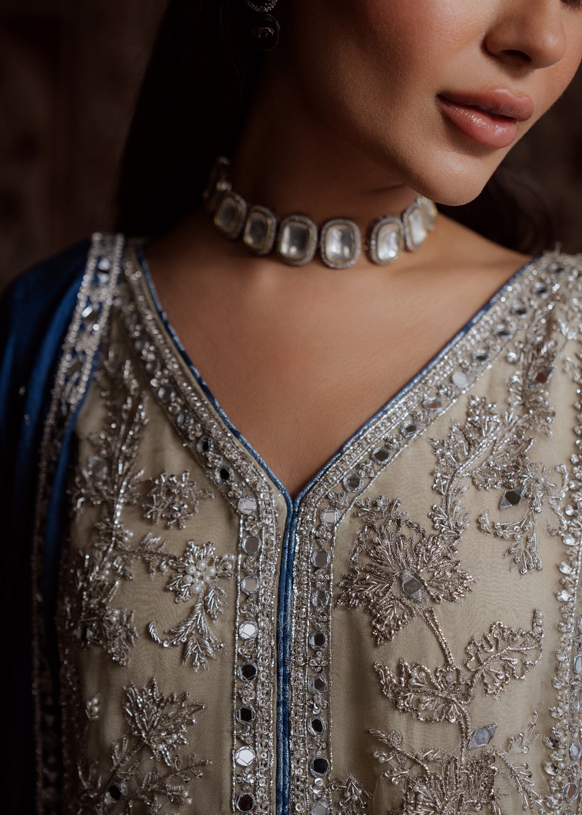 Mahgul | Portraits of Anaya | Midnight Light by Mahgul - Designer Dress - Type: Ladies Clothes - Available at Libayah - 100% Original