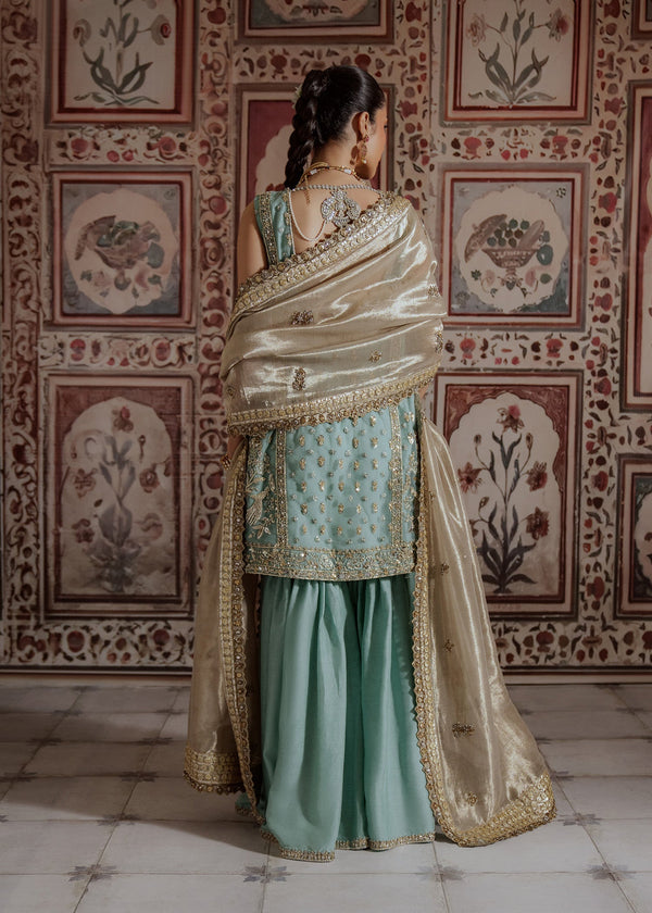 Mahgul | Portraits of Anaya | Turqoise Sea by Mahgul - Designer Dress - Type: Ladies Clothes - Available at Libayah - 100% Original