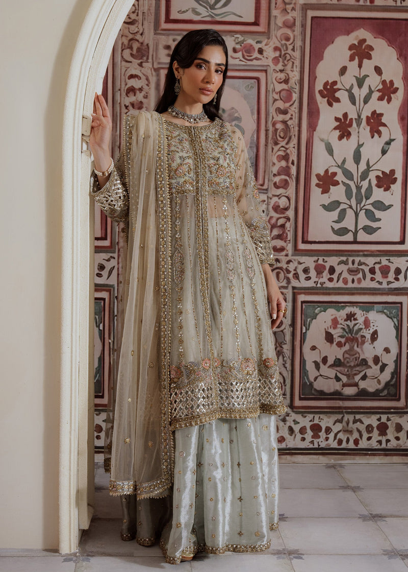 Mahgul | Portraits of Anaya | Silver Mint by Mahgul - Designer Dress - Type: Ladies Clothes - Available at Libayah - 100% Original