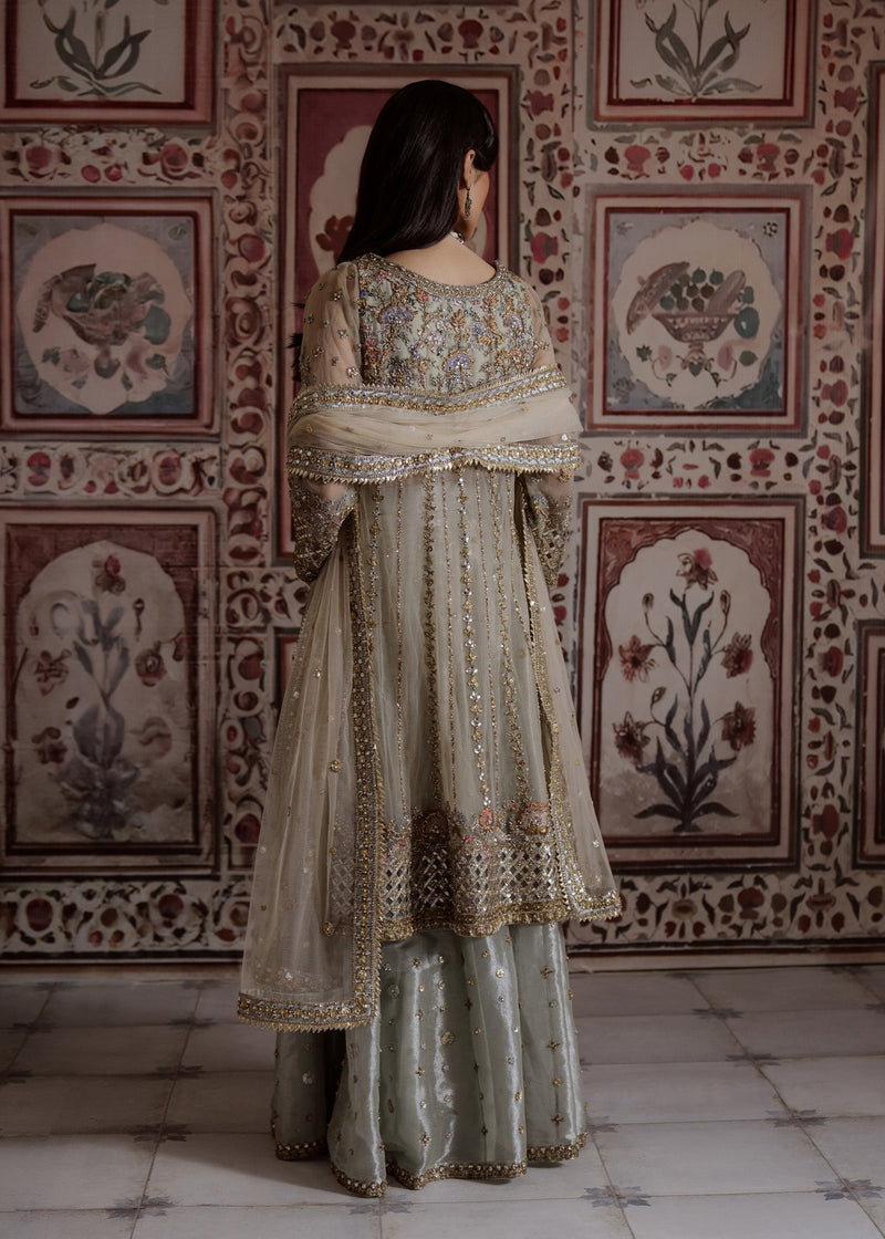 Mahgul | Portraits of Anaya | Silver Mint by Mahgul - Designer Dress - Type: Ladies Clothes - Available at Libayah - 100% Original