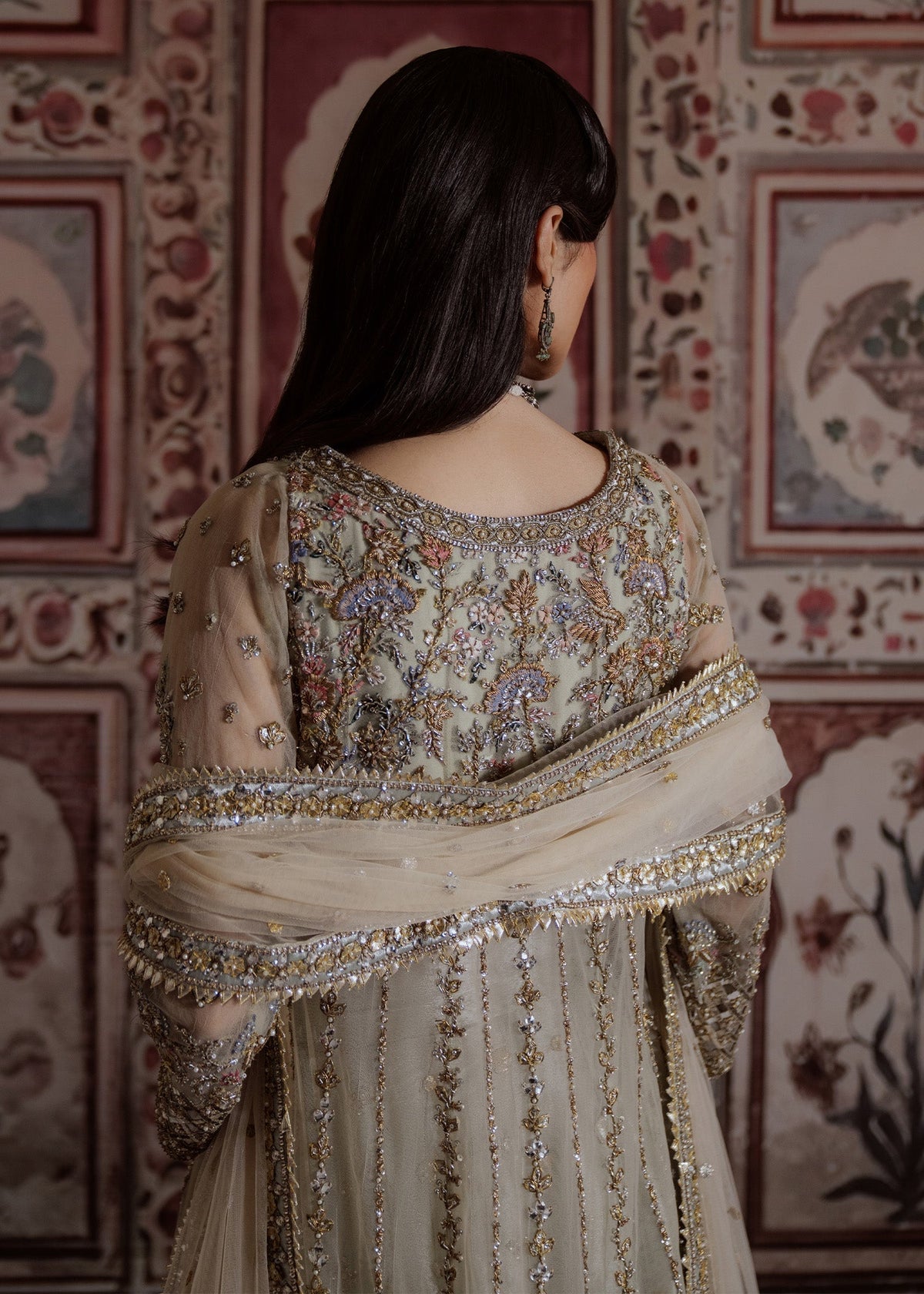 Mahgul | Portraits of Anaya | Silver Mint by Mahgul - Designer Dress - Type: Ladies Clothes - Available at Libayah - 100% Original