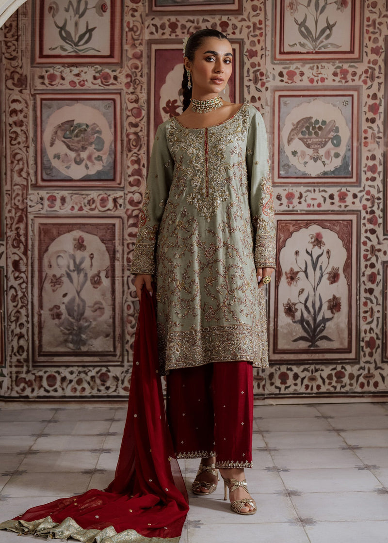 Mahgul | Portraits of Anaya | Sage by Mahgul - Designer Dress - Type: Ladies Clothes - Available at Libayah - 100% Original