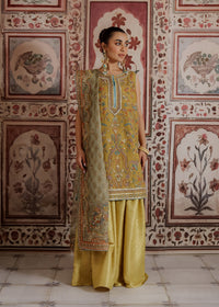 Mahgul | Portraits of Anaya | Saffron Shores by Mahgul - Designer Dress - Type: Ladies Clothes - Available at Libayah - 100% Original