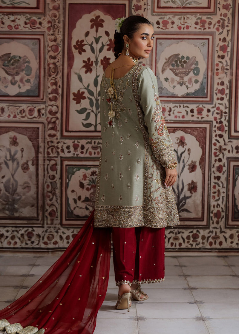 Mahgul | Portraits of Anaya | Sage by Mahgul - Designer Dress - Type: Ladies Clothes - Available at Libayah - 100% Original