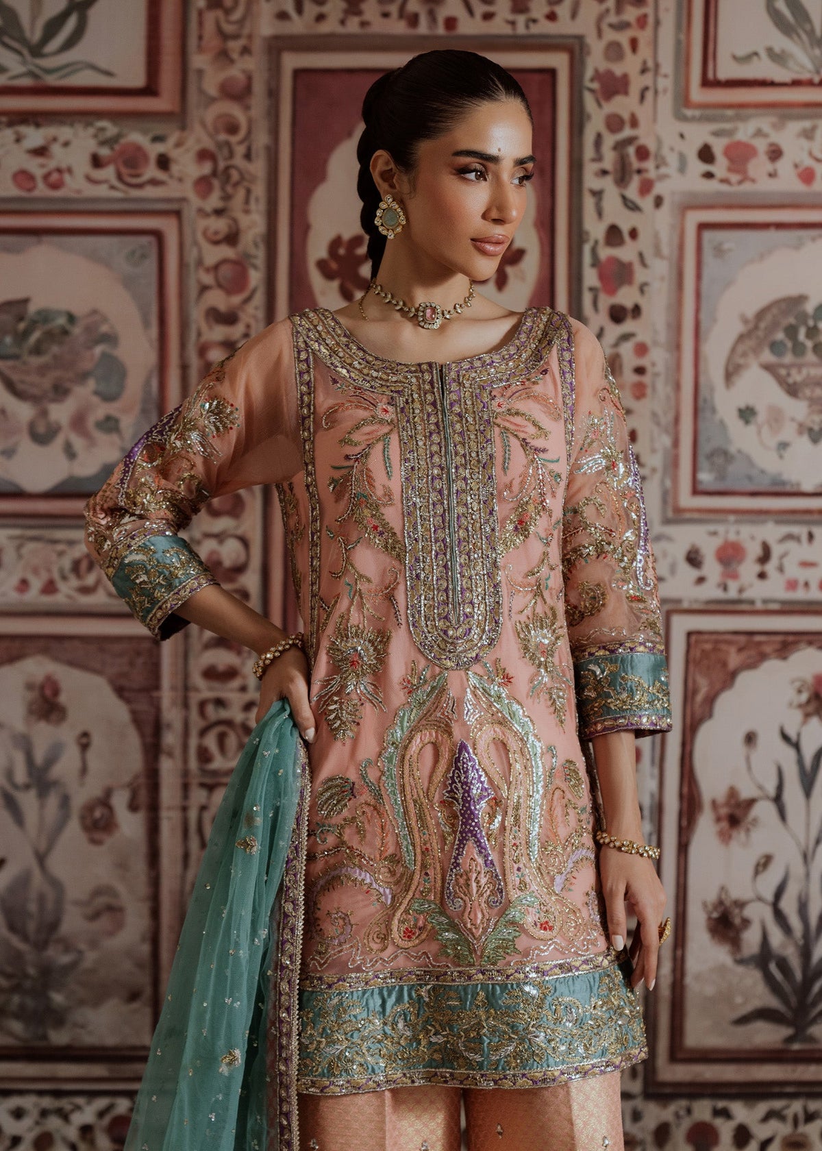 Mahgul | Portraits of Anaya | Gulban by Mahgul - Designer Dress - Type: Ladies Clothes - Available at Libayah - 100% Original