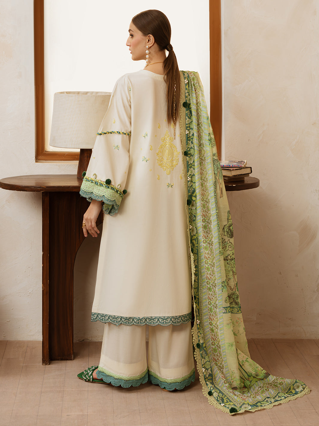 Mahnur | Florence Luxury Lawn 25 | MAHGUL by Mahnur - Designer Dress - Type: Ladies Clothes - Available at Libayah - 100% Original