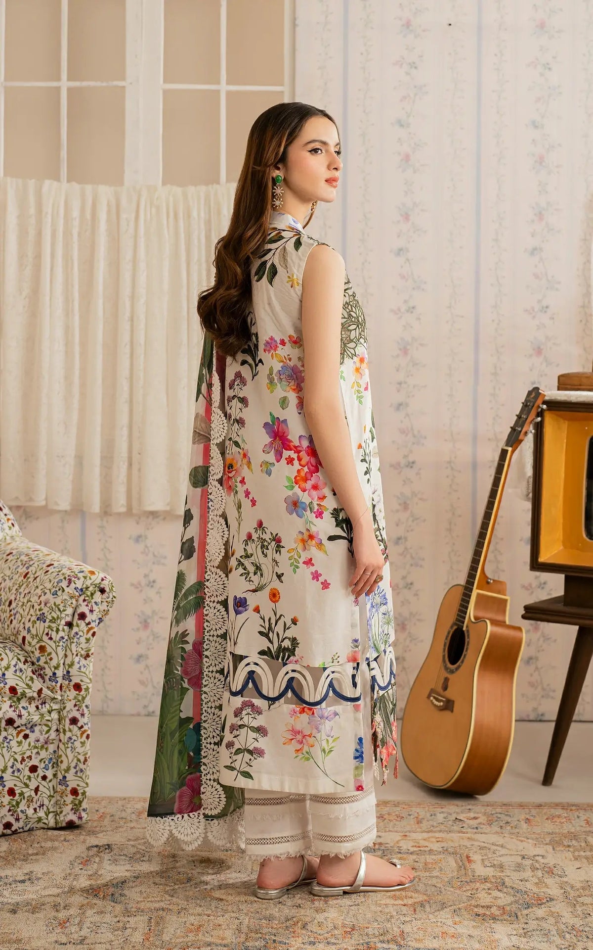 Asifa and Nabeel | Meraki Vintage 25 | Mahgul (MVL25-16) by Asifa and Nabeel - Designer Dress - Type: Ladies Clothes - Available at Libayah - 100% Original
