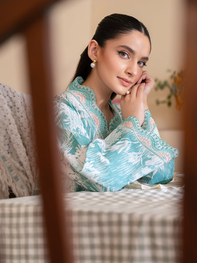 Mahnur | Leila Winter 24 |  Azure by Mahnur - Designer Dress - Type: Ladies Clothes - Available at Libayah - 100% Original