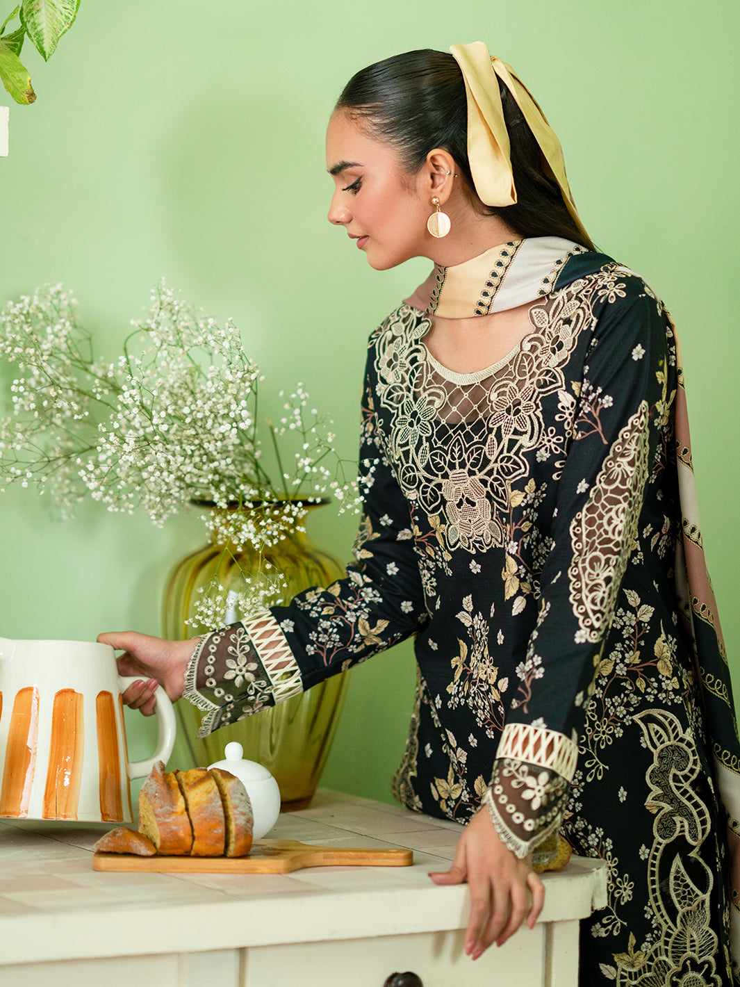 Mahnur | Leila Winter 24 |  Giselle by Mahnur - Designer Dress - Type: Ladies Clothes - Available at Libayah - 100% Original