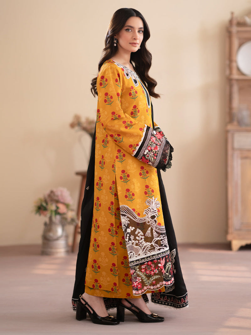 Mahnur | Leila Winter 24 |  Marigold by Mahnur - Designer Dress - Type: Ladies Clothes - Available at Libayah - 100% Original