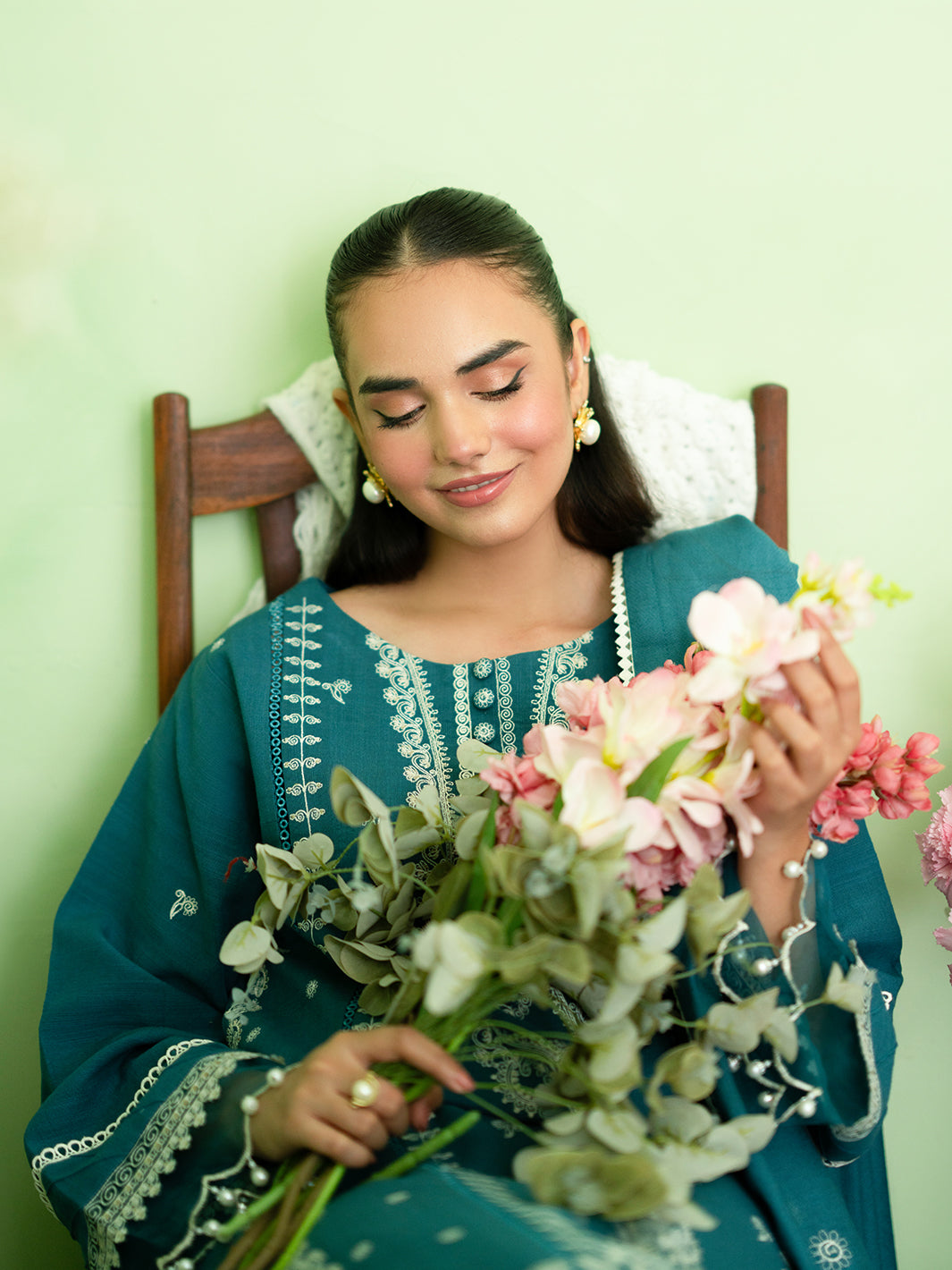 Mahnur | Leila Winter 24 |  Meris by Mahnur - Designer Dress - Type: Ladies Clothes - Available at Libayah - 100% Original