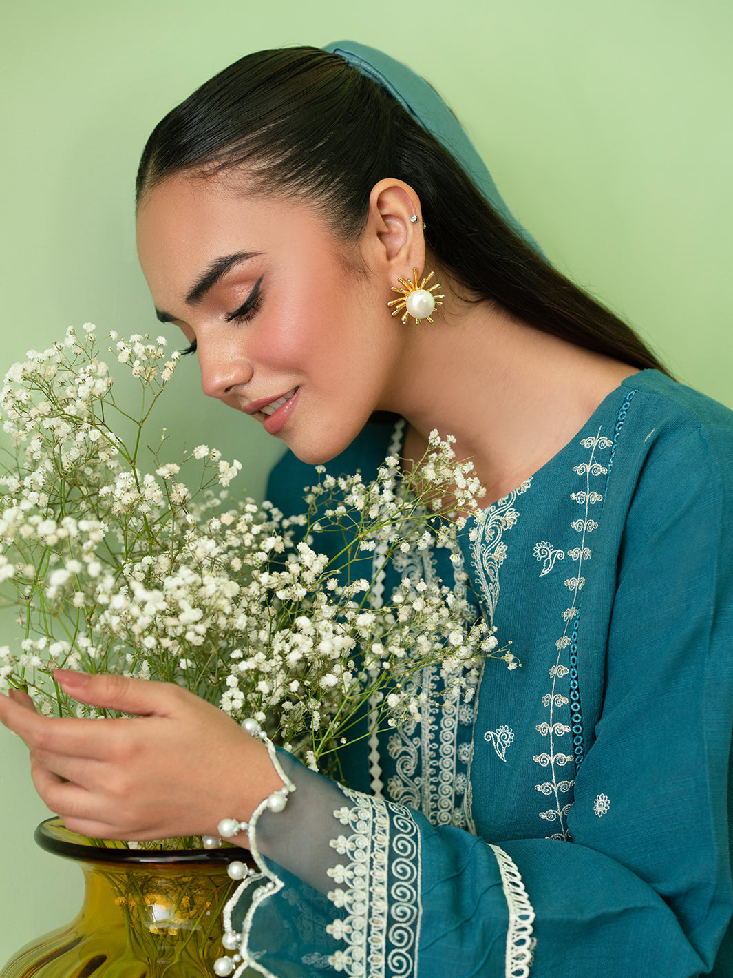 Mahnur | Leila Winter 24 |  Meris by Mahnur - Designer Dress - Type: Ladies Clothes - Available at Libayah - 100% Original