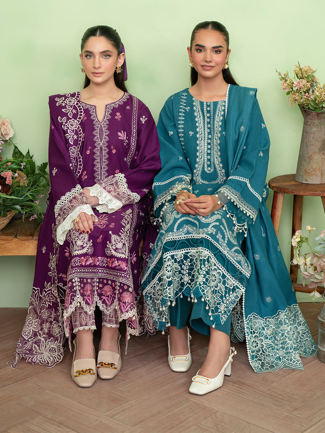 Mahnur | Leila Winter 24 |  Rhea by Mahnur - Designer Dress - Type: Ladies Clothes - Available at Libayah - 100% Original
