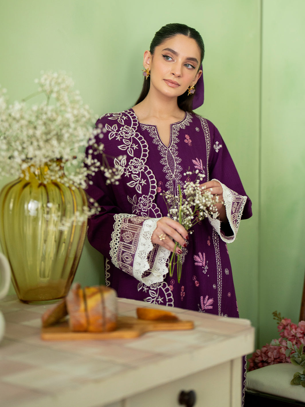 Mahnur | Leila Winter 24 |  Rhea by Mahnur - Designer Dress - Type: Ladies Clothes - Available at Libayah - 100% Original