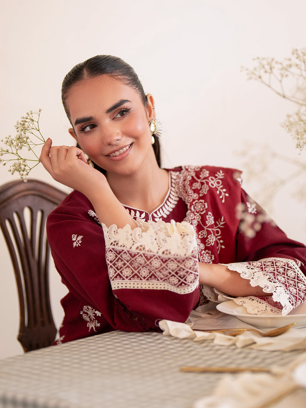 Mahnur | Leila Winter 24 |  Selene by Mahnur - Designer Dress - Type: Ladies Clothes - Available at Libayah - 100% Original