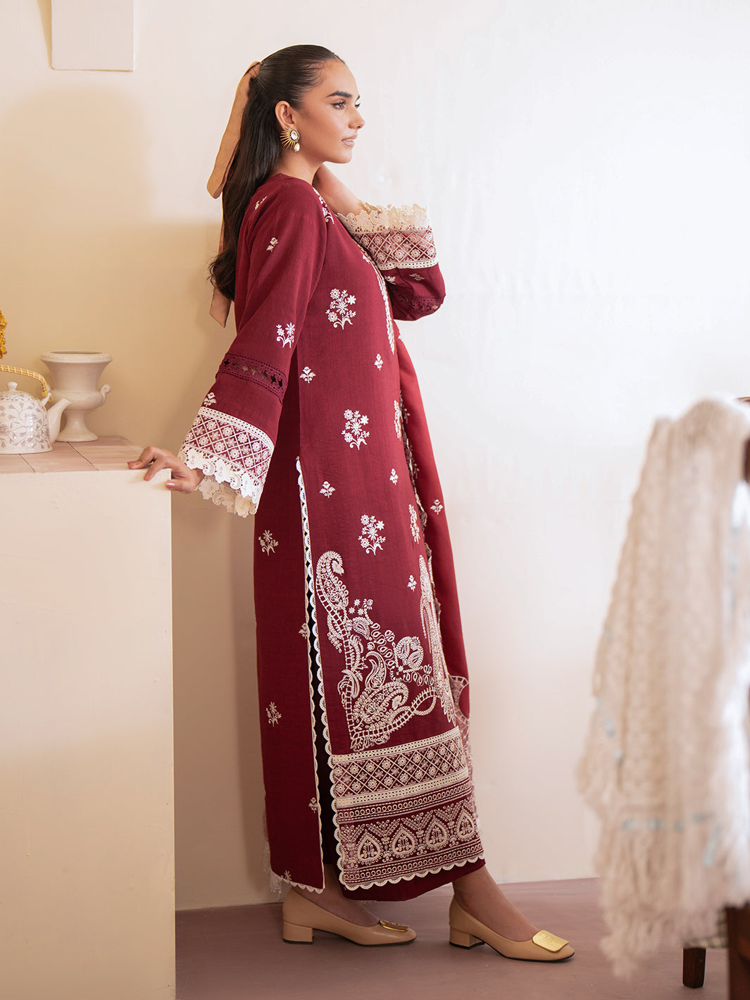 Mahnur | Leila Winter 24 |  Selene by Mahnur - Designer Dress - Type: Ladies Clothes - Available at Libayah - 100% Original