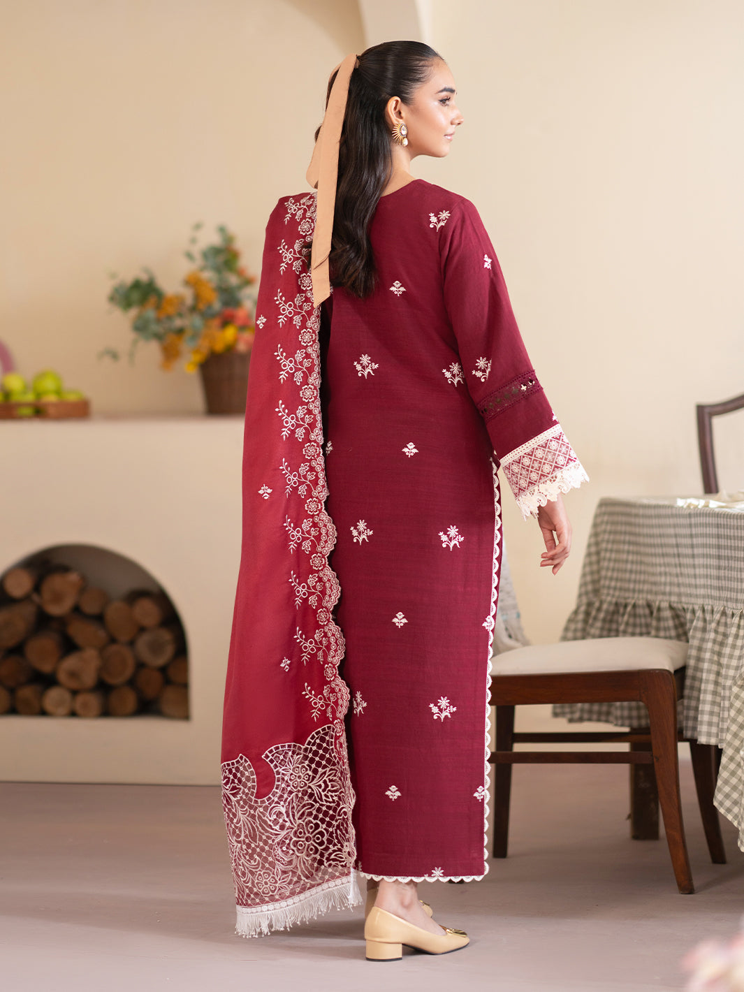 Mahnur | Leila Winter 24 |  Selene by Mahnur - Designer Dress - Type: Ladies Clothes - Available at Libayah - 100% Original