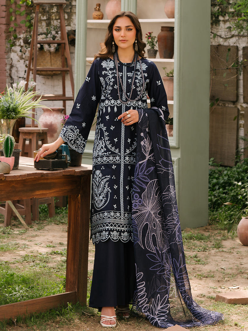 Mahnur | Masakali Luxury Lawn 24 | MK 03 - B by Mahnur - Designer Dress - Type: Ladies Clothes - Available at Libayah - 100% Original
