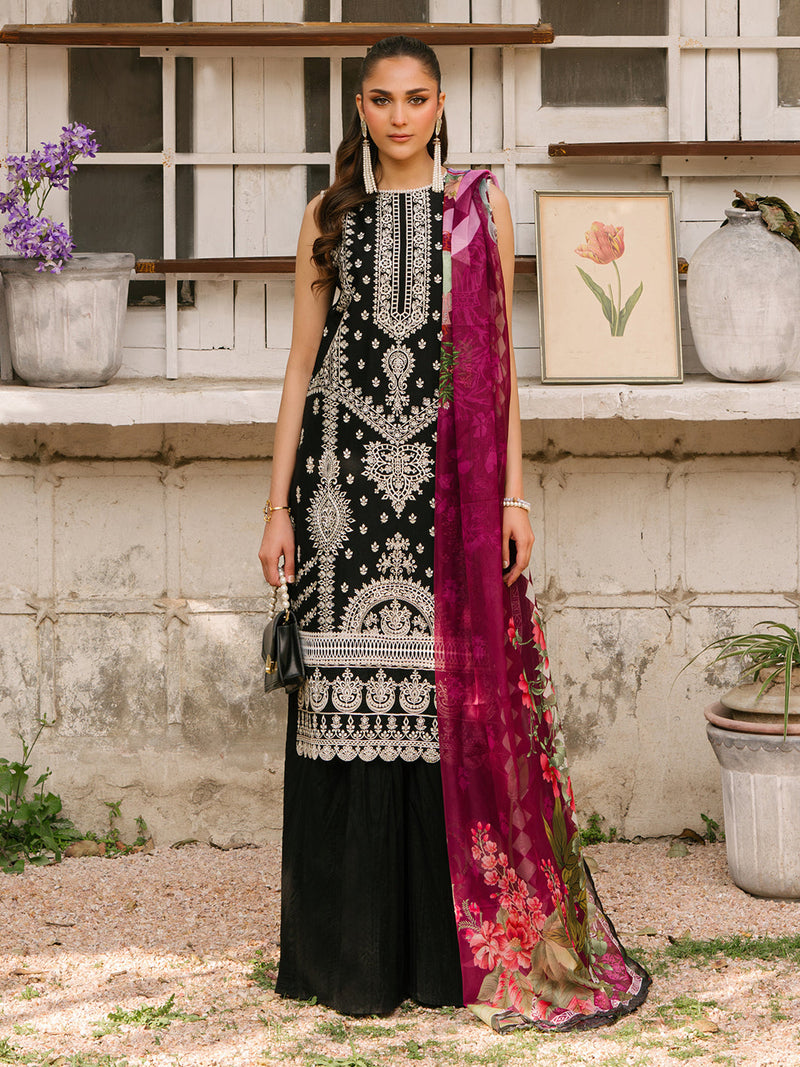 Mahnur | Masakali Luxury Lawn 24 | MK 05 - A by Mahnur - Designer Dress - Type: Ladies Clothes - Available at Libayah - 100% Original