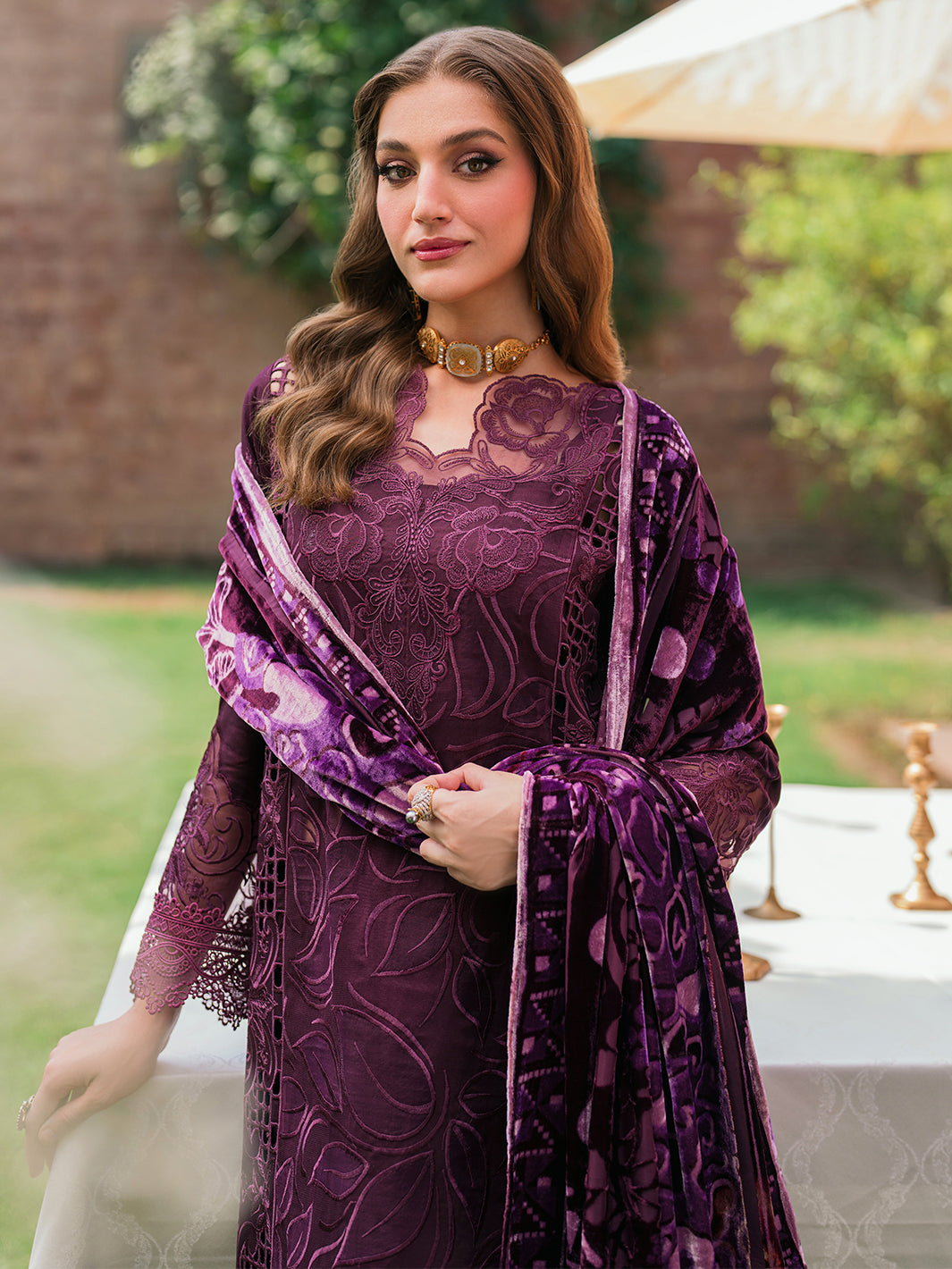 Mahnur | Nazakat Luxury Winter |  ZARAE by Mahnur - Designer Dress - Type: Ladies Clothes - Available at Libayah - 100% Original