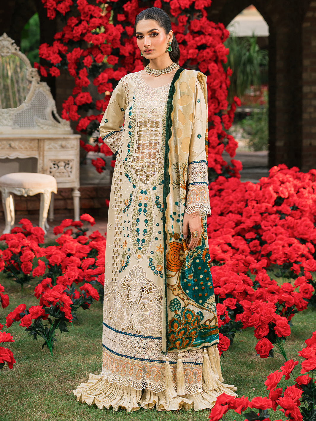 Mahnur | Nazakat Luxury Winter |  ZEYA by Mahnur - Designer Dress - Type: Ladies Clothes - Available at Libayah - 100% Original