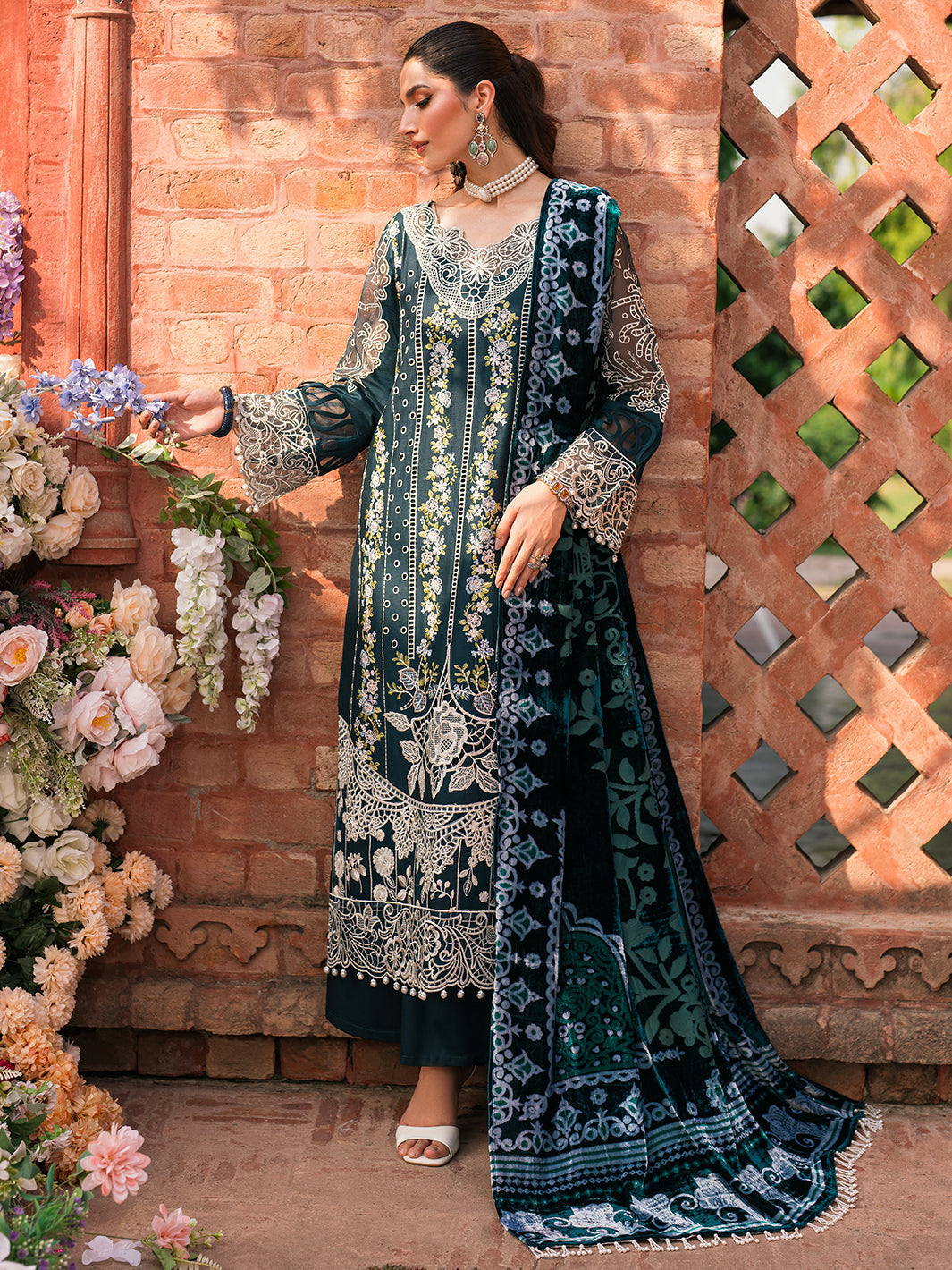 Mahnur | Nazakat Luxury Winter |  ELYS by Mahnur - Designer Dress - Type: Ladies Clothes - Available at Libayah - 100% Original