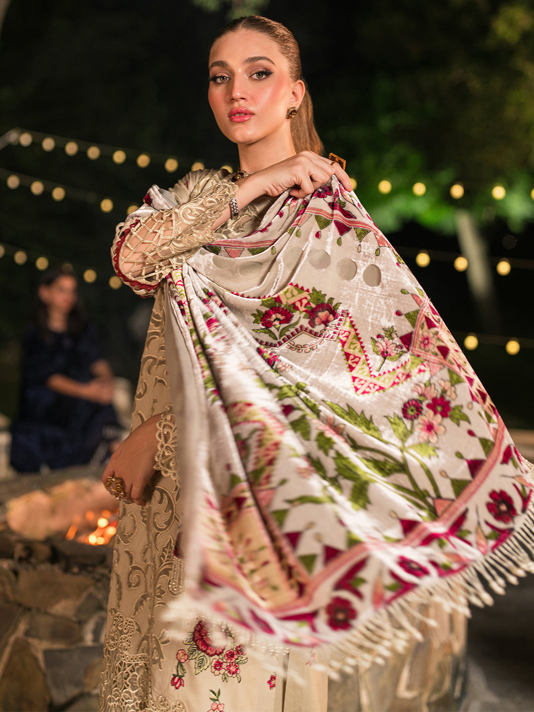 Mahnur | Nazakat Luxury Winter |  KIVA by Mahgul - Designer Dress - Type: Ladies Clothes - Available at Libayah - 100% Original
