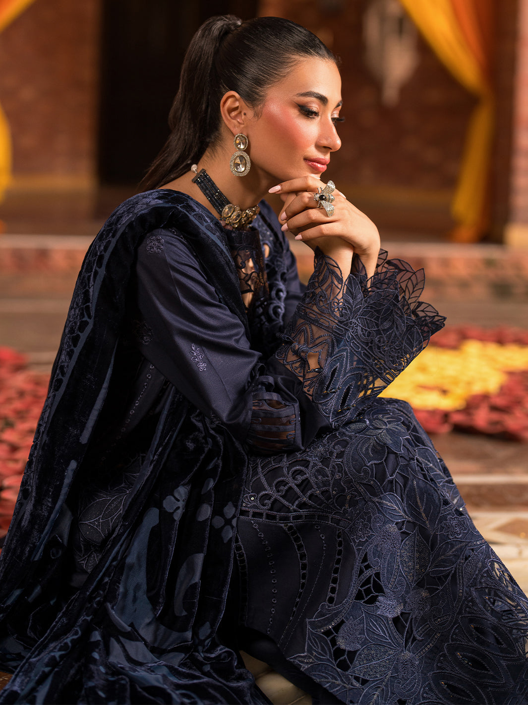 Mahnur | Nazakat Luxury Winter |  SIRA by Mahnur - Designer Dress - Type: Ladies Clothes - Available at Libayah - 100% Original
